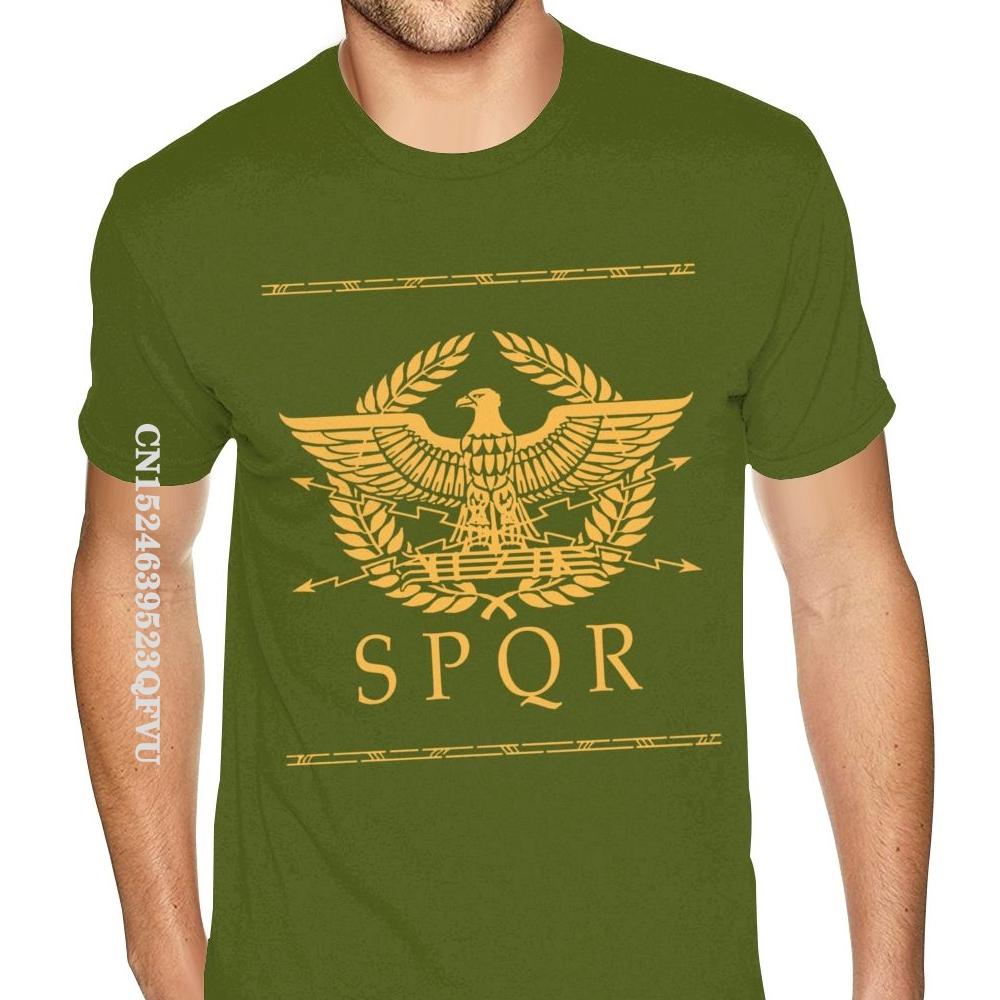 אימפריה רומית SPQR טי שירט גברים מידה גדולה לגברים עיצוב חולצת אמנות חולצות טי לגברים חולצות כותנה קז'ואל הכי חדש
