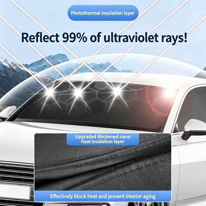 For BYD TANG SONG YUAN 2017-2025 Front Windshield Sunshade Sun Shade Cover Blockage Foldable Heat Insulation