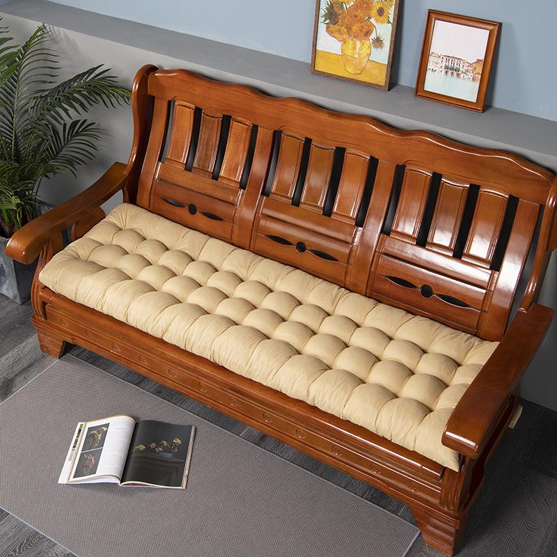 Thick Bench Seat Cushion for Indoor Backrest Chair Seat Pad Sofa Decorative Cushions Tatami Long Bench Cushion Home Decor