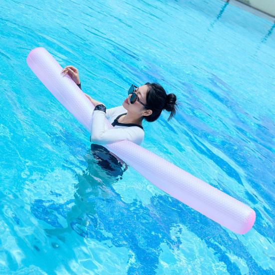 63" Inflatable Swim Pool Noodles Large Foam Noodles for Extra Buoyancy Floating Training