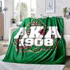 AKA Theme Printed Blanket - Perfect for Couch, Bed, Travel & Outdoor Use | Machine Washable, Cozy & Durable.