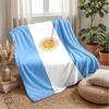 Argentinische Nationalmannschaft Thema Decke Weiche Flanell Fleece Decke Warme Leichte Überwurfdecke für Zuhause Sofa Bett