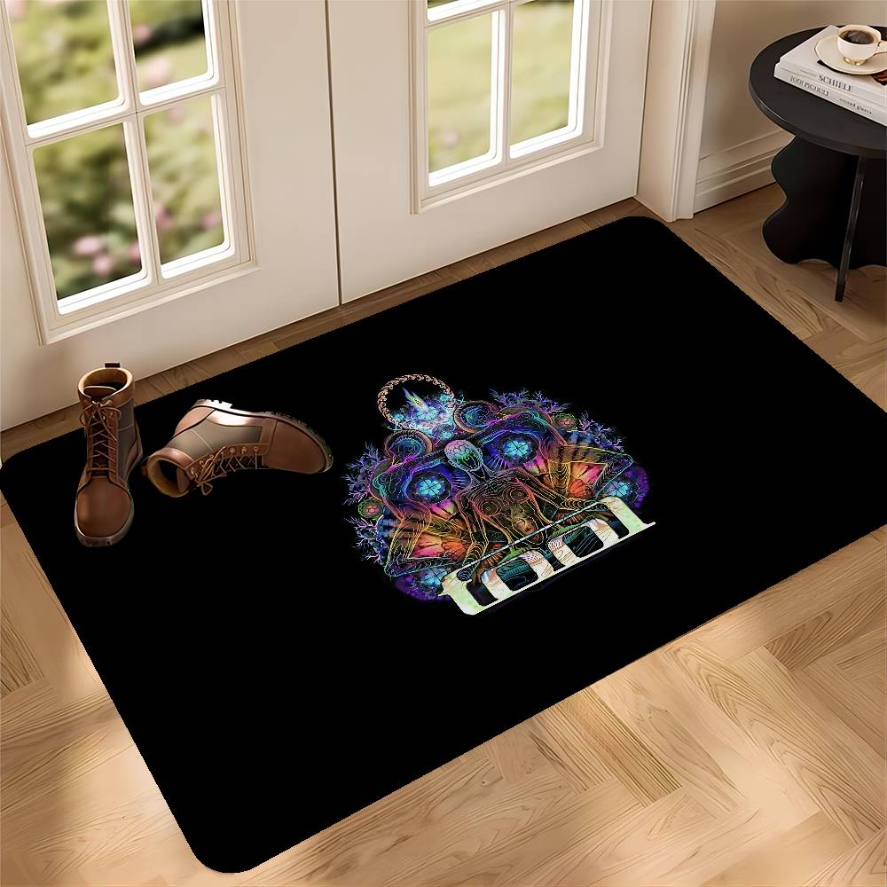 T-Tool Band Floor Mat Rectangle Anti-slip Home Soft Badmat Front Door Indoor Outdoor Mat Hotel Decor Mat