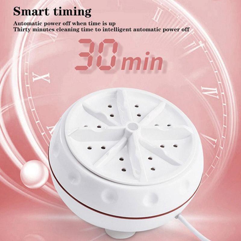 Mini Portable Washing Machine USB Powered Washer Home Travel KTY