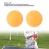 2 Pcs Table Tennis Ball High Contrast Color Plastic Pong Game Balls for Visually Impaired and Blind Individuals
