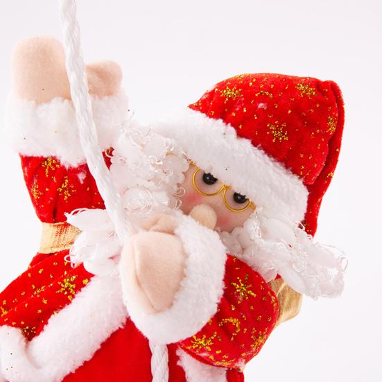 Santa Claus Climbing Doll Christmas Tree Rope Christmas Decoration Plush Climbing Old Man Hanging