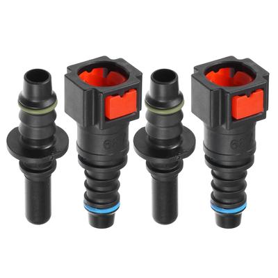 A ABSOPRO Car Fuel Line Hose Quick Release Connector Straight Kit 5/16" 7.89mm SAE