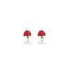 Sweet Strawberry Cherry Apple Fruit Earrings Red Flower Earrings Hipster Mushroom Earrings