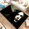 3D-Teppich mit gotischem Horror-Geisterschädel, Teppich für Zuhause, Wohnzimmer, Schlafzimmer, Sofa, Fußmatte, Küchendekor, rutschfeste Bodenmatte für Kinder