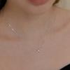Lewe Link Donut Ring Line Necklace