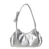 Elegant wine red single shoulder bags for women versatile commuting bags simple monochromatic women's bags new