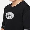 Nike Kids Dress Logo Print Round Neck Short Sleeve Kids Dresses Black DO7168-010