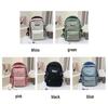 Damen Retro Farbblock Rucksack für Studenten (Grosse Kapazität)
