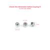ECR016 100 Pieces Car Window Regulator Winder Repair Steel Cable Wire Rope End Fitting Pin Stop Sleeve Crimp Rivet 6.5x5/1.7 Mm