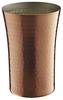 Japanese-made Beer Tumbler, 300ml, Tsubame-no-Takumi, Pure Copper with Hammered Finish, Manufactured In Tsubame City, Niigata Prefecture, HB-7473