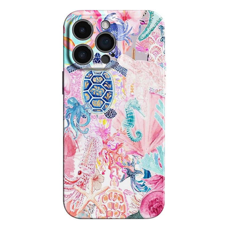 Ocean Animals Phone Case for Xiaomi Mi 15T 14T 13 12 12s 9 10 11 Poco C40 M5 X3 F4 NFC Pro 4G 5G Glossy Film Hard PC Cover