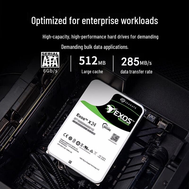 Seagate Exos Enterprise 16TB SATA Hard Drive
