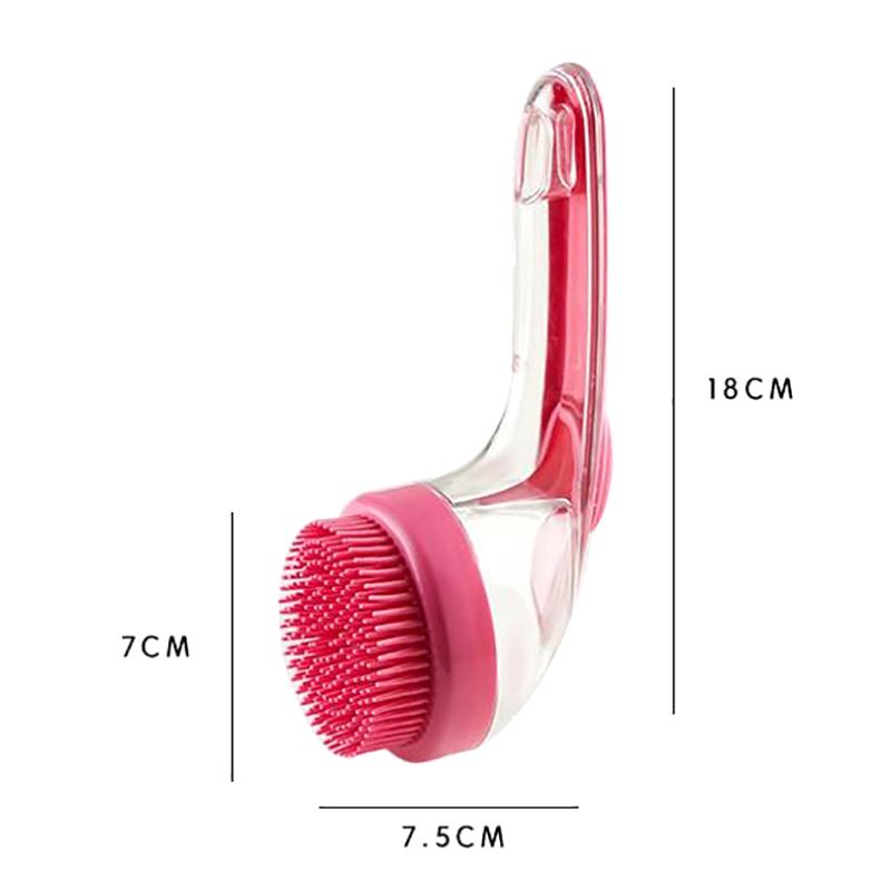 Pet Grooming Brush Pet Bathing Grooming Brush Set For Dogs Cats Soft Head For Dead Skin Loose Fur Removal Massage Bathing Brush