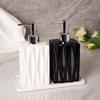 Keramik geteilte Flasche Hotel Handdesinfektionsmittel Sprühflasche Lotion Shampoo Badezimmer Sprühflasche Seifenspender Badezimmerzubehör