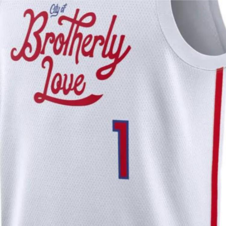 Nike NBA Quick-Dry 76ers Harden City Edition Tank, Fan Version 2022-23 Unisex Tops White DO9606-107