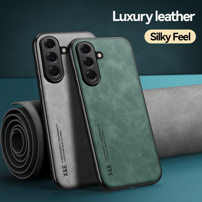 For Samsung Galaxy A56 A36 A26 A16 A57 A37 A27 A17 A07 A55 A35 A25 A15 A54 A34 A24 A14 Case Magnetic Car Holder Phone Cover
