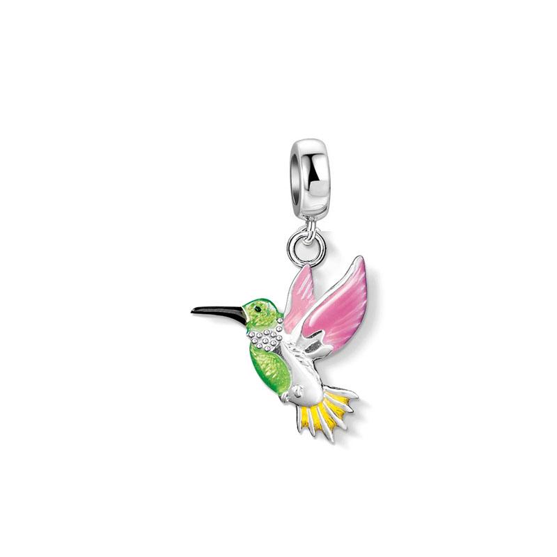 New All Bird Collection HummingbirdSwallow Pendant Diy Beam Compatible With European Pure copper Bracelets Jewellery Accessories