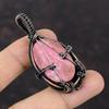 Thulite Gemstone Pendant Copper Wire Wrapped Pendant Antique Pendant Thulite Jewelry Handmade Pendant Copper Wire Wrap Jewelry Gift For Mom