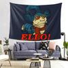 Ello Worm Tapestry Decoration Art Aesthetic Tapestries for Living Room Bedroom Home Wall Cloth Wall Hanging