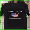 RIP Charlie Kirk Eerbetoon Shirt - Geweldige Amerikaanse Patriot T-shirt