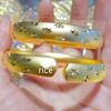 Vietnam Gold-Plated Brass Bangle with Dragon and Phoenix Design
