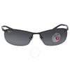 Ray Ban Polarized Grey Rectangular Men S SunglaSSeS Rb3183 002 81 63