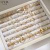 66 Piece Set Minimalist Time Hollow Out Design Geometric Ring Multi Piece Set Girl Daily Party Wearing Fashion Jewelry