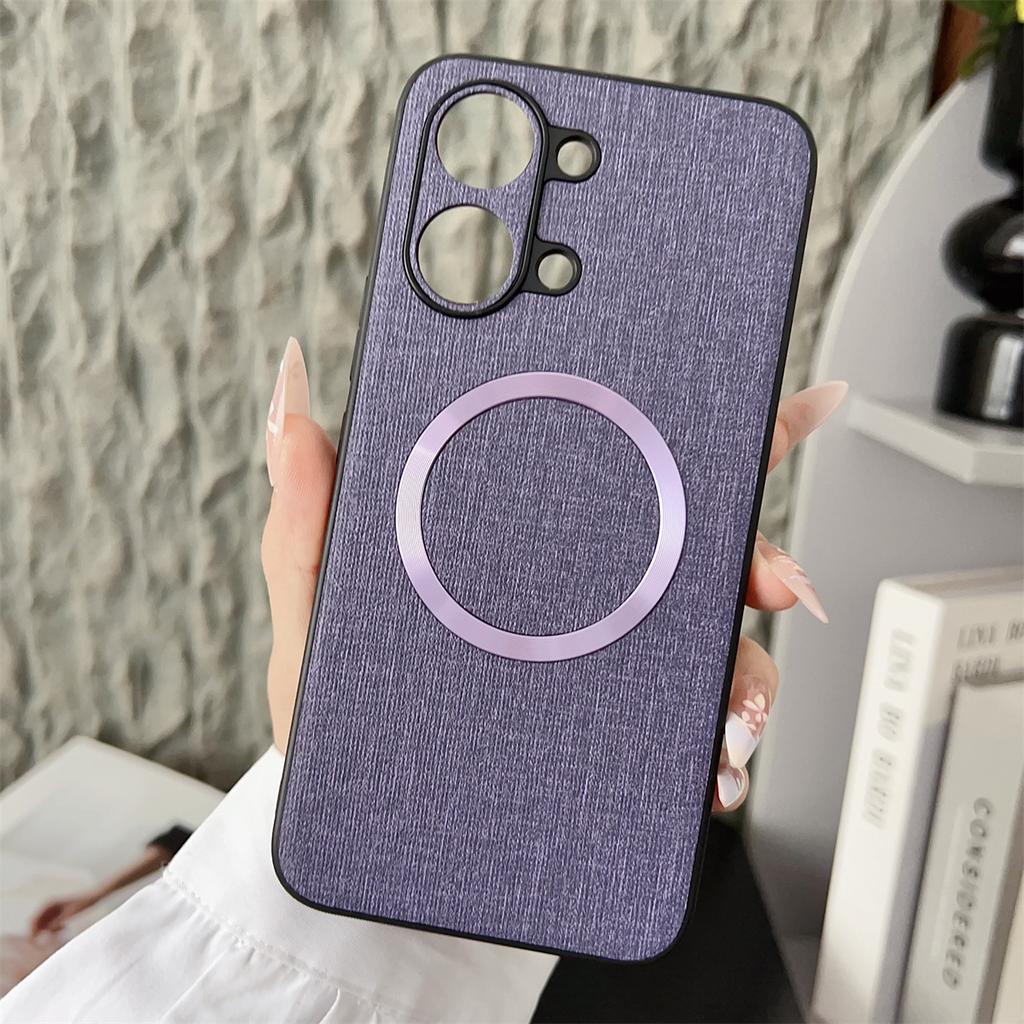For Magnetic Leather Phone Case for Xiaomi Poco X8 Pro Max M8 Pro F8 F7 Ultra F7 Poco X7Pro Wireless Charging Protection Cover