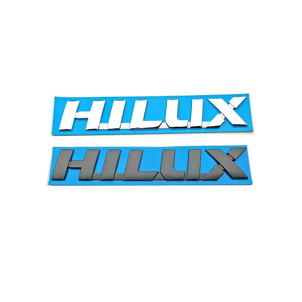 3D ABS Car Decal Badge New Emblem for Toyota Hilux Trunk Tailgate SRS 2.8 D4D Car Styling Accessories OH9