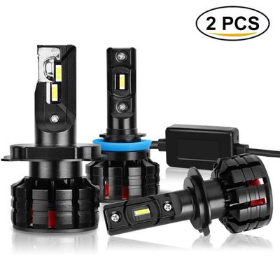 2st H1 H4 H7 LED H11 H3 HB3 9005 HB4 9006 LED bilstrålkastare Canbus Felfri 20000LM 6500K Mini Auto Pannlampa 12V 24V