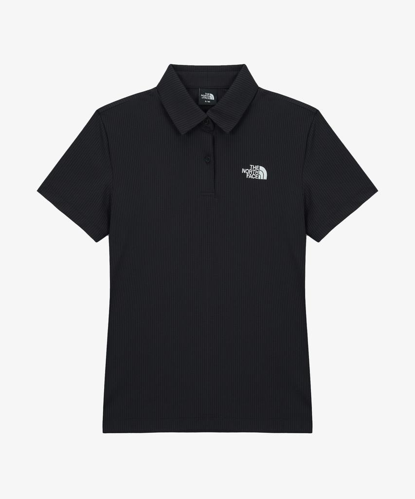 Noseupeiseu Nt7Ps31C Women'S Swing Short Sleeve Polo Black