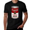 Andy Warhol - Campbell's Soup Paradicsomleves Póló Férfi Ruházat Nyári Ruházat Pólók Laza Stílusú Vicces Pólók Pulóverek, Férfi