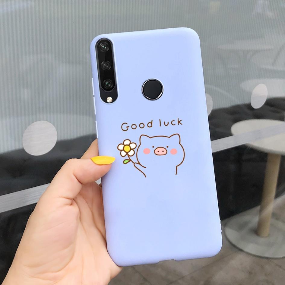 For Huawei Y6P Y7P Case 2020 New Fashion Butterfly Flower Painted Phone Cover For Huawei Y7P Funda Y 7P Y 6P HuaweiY6P Soft Capa