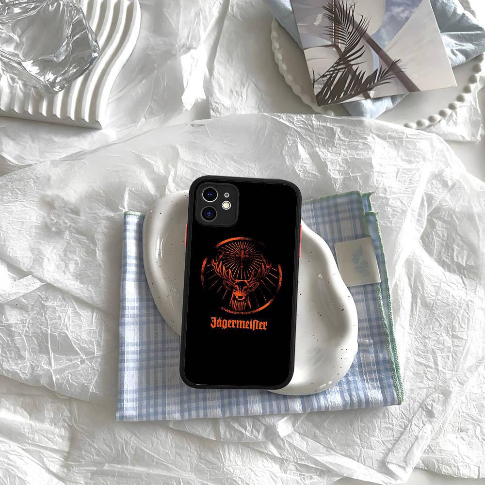 Heiß JägermeisterS Für iPhone 15 16 Pro Max 11 12 13 14 XS XR X Plus 16E Matt Durchscheinende Handyhülle