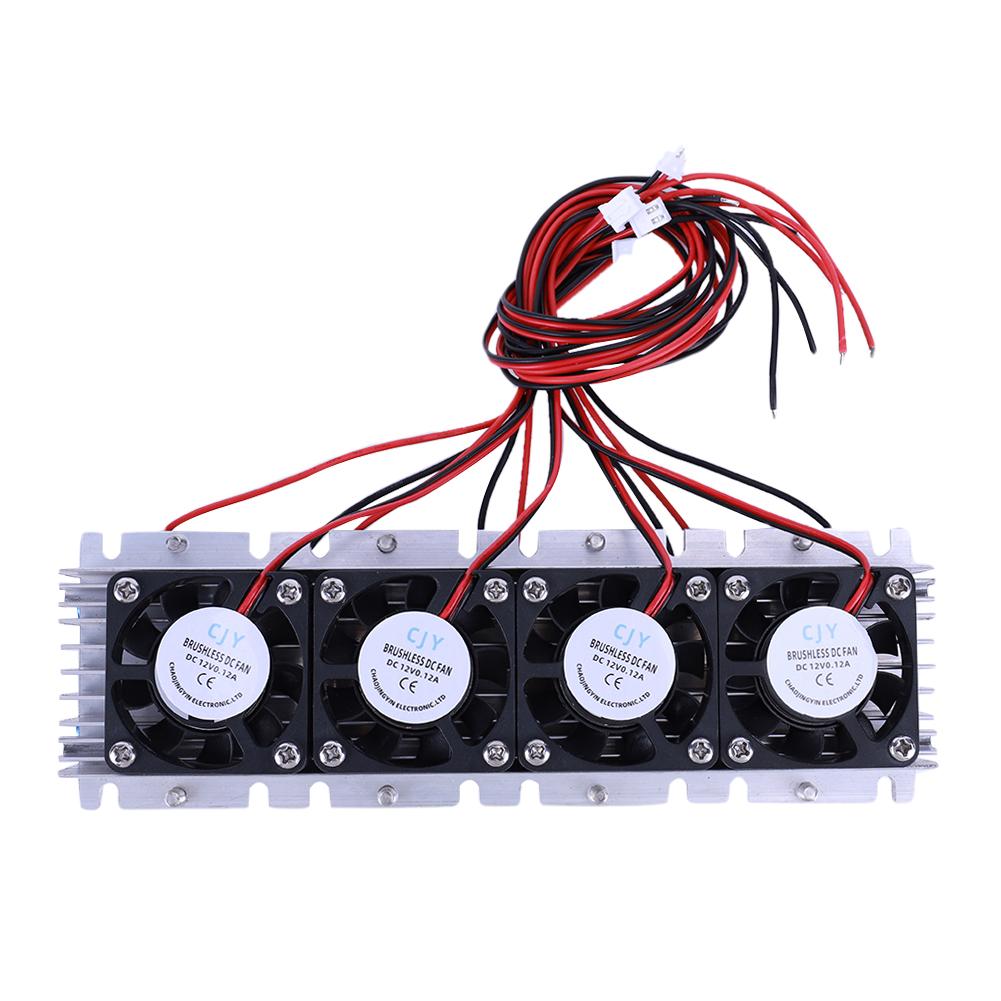 288W Thermoelectric Cooler DC12V Air Conditioner Cooling System Semiconductor Cooling System DIY Kit for Air Conditioning Fan