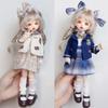 Dress Up Makeup 30cm Doll Uniform Casual Wear BJD Doll Outfit 1/6 Dolls Clothes  DIY Toys