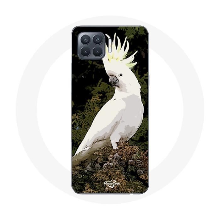 Case - Cockatoos - Oppo A93 - White - Flexible - Parrots
