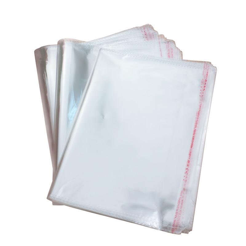 Self-Sealing Transparent OPP Bag with Card Header for Clothing and Socks