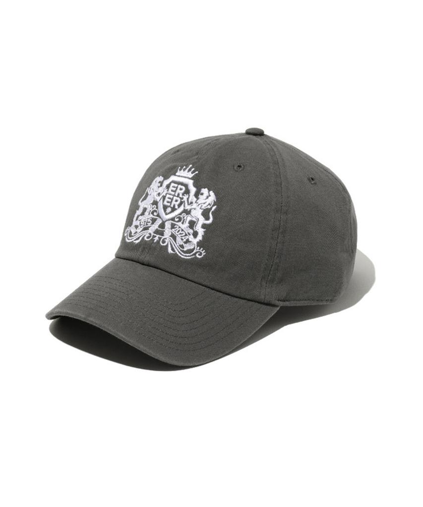 ERER Erer Iconic Embroidery Cap Charcoal Gray