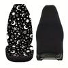 1pc Car Seat Cover with Star And Moon Print