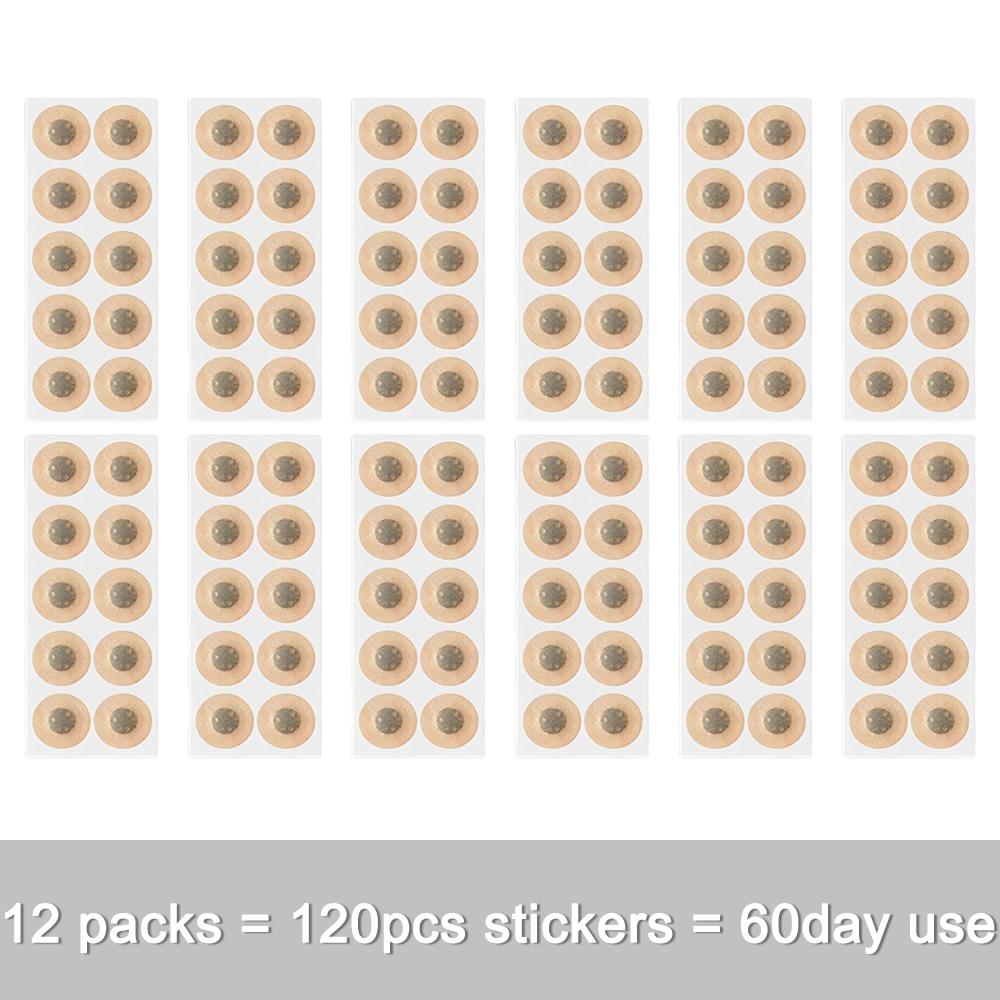10/120Pcs Magnetic Nose Strips Pack Of Anti Snoring Nose Breathe Strips Intake Breathing Nasal Strip Nose Extender Sticker Kit