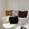 Vysokokvalitná PU kožená taška cez rameno Crossbody Tote Bag Veľkokapacitná Kabelka Peňaženky Značka Luxusný Dizajnérske Dámske Tašky
