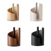 Large Capacity Wooden Paper Towel Holder Freestanding Base Freestanding Paper Roll Holder  Kitchen