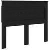 Headboard with Headboard Black Oak Effect 120 Cm Wood Based Material
