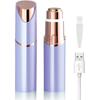 Blue Women's Electric Facial Hair Remover Rechargeable. Suitable for Upper Lip, Fine Hair, Chin, Underarms, Bikini Line, Legs, and Full Body. Blue